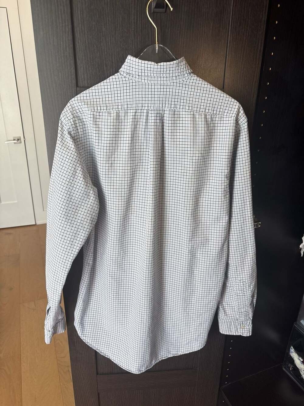 Polo Ralph Lauren Custom Fit Blue Check Button-Down Shirt Size M - Picture 3 of 7